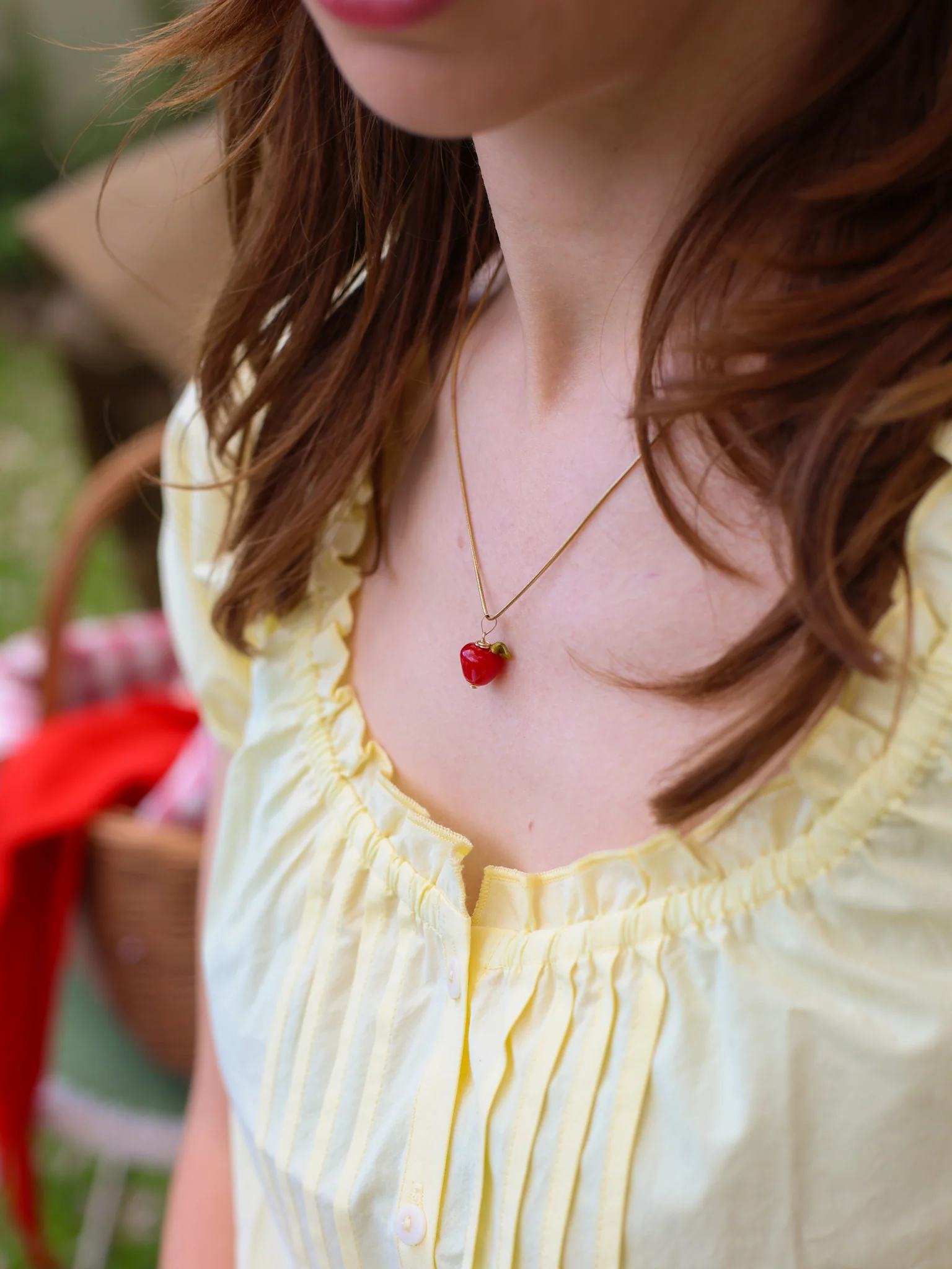 Juicy Apple Charm Necklace