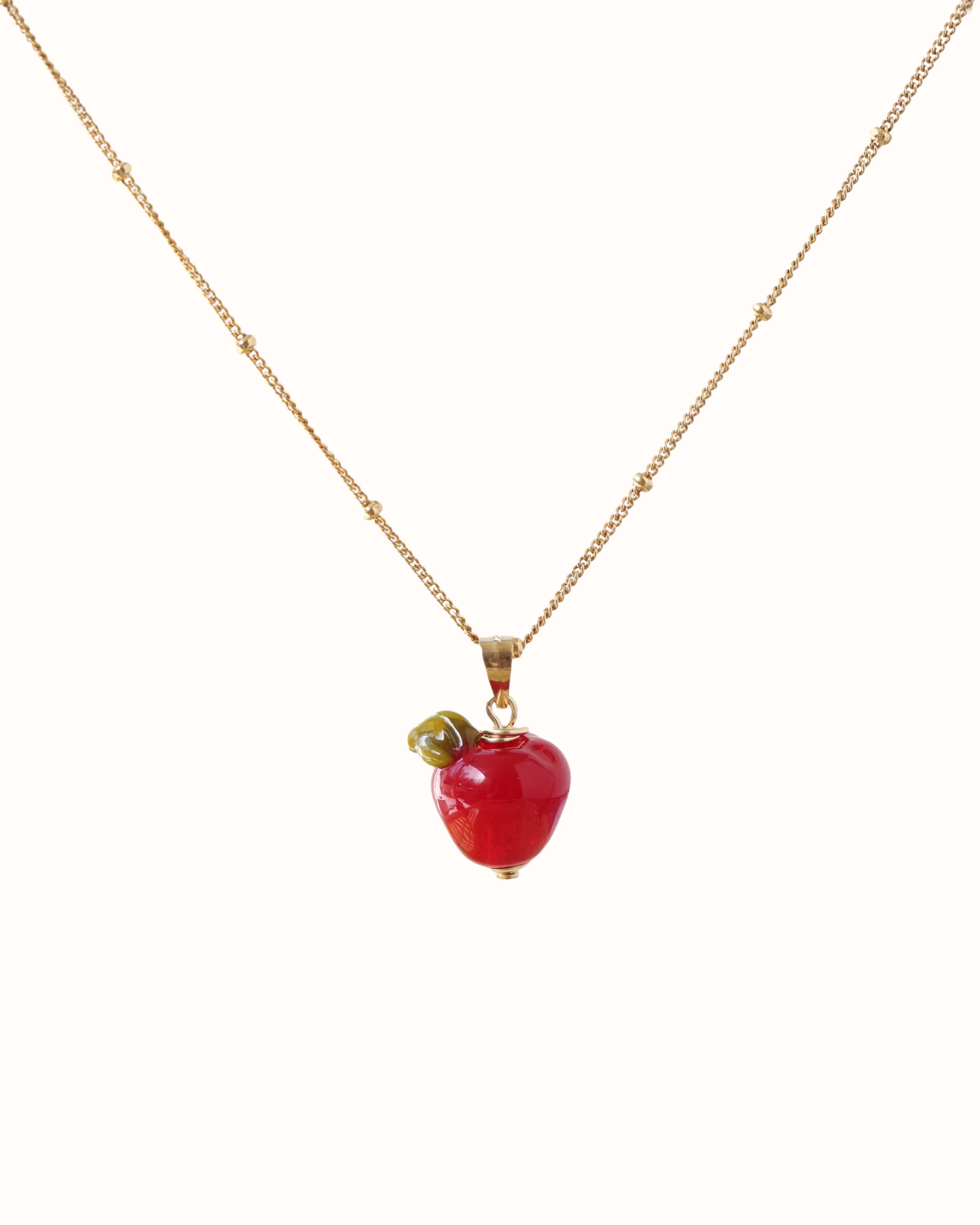 Juicy Apple Charm Necklace - Image 2