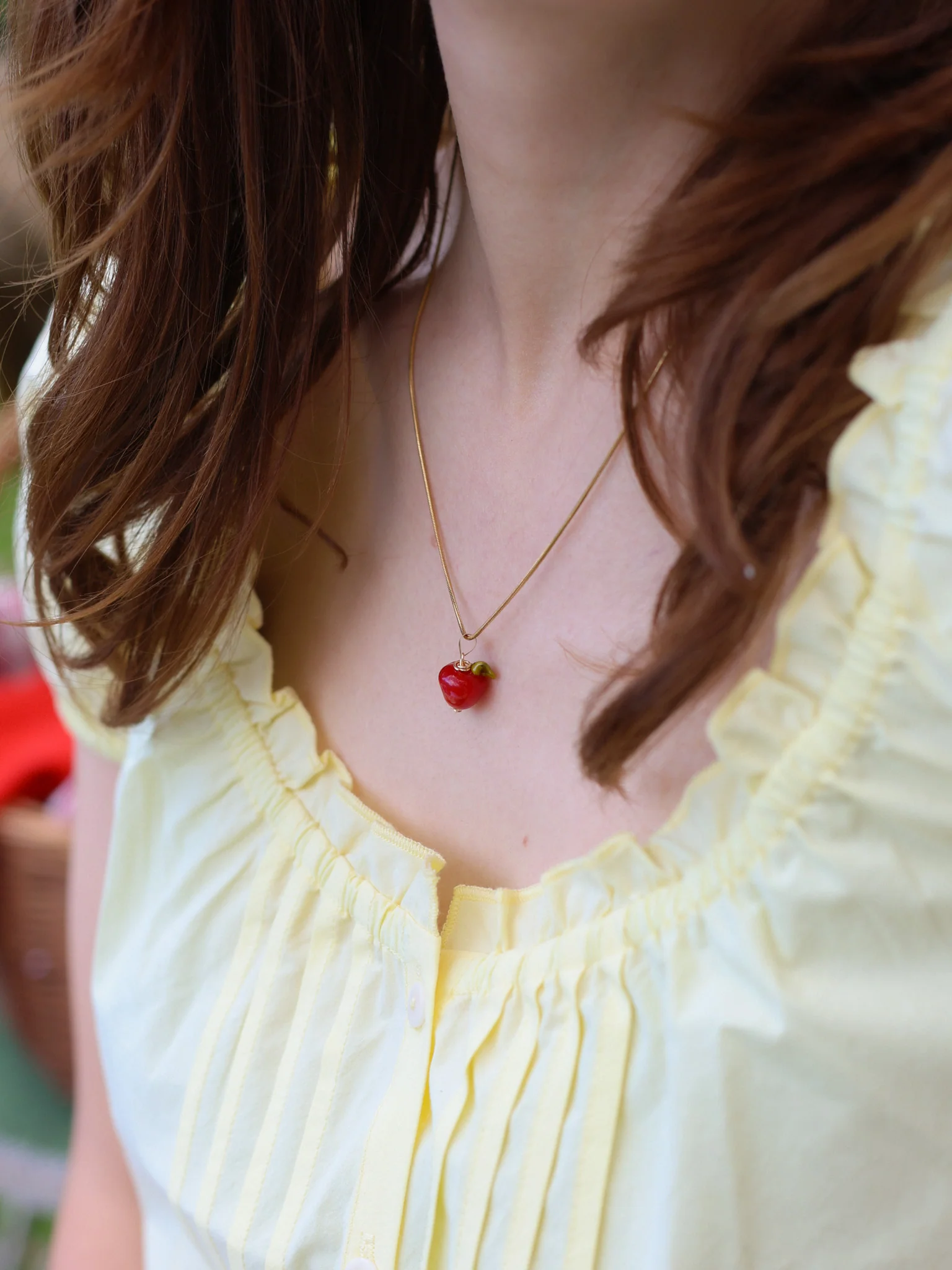 Juicy Apple Charm Necklace - Image 5