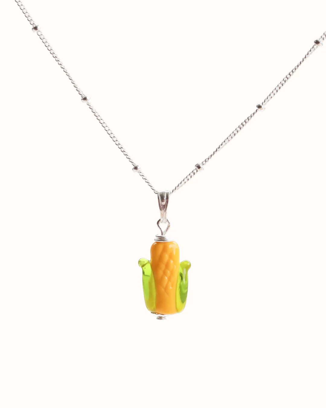 Corn Cob Charm Necklace - Image 2