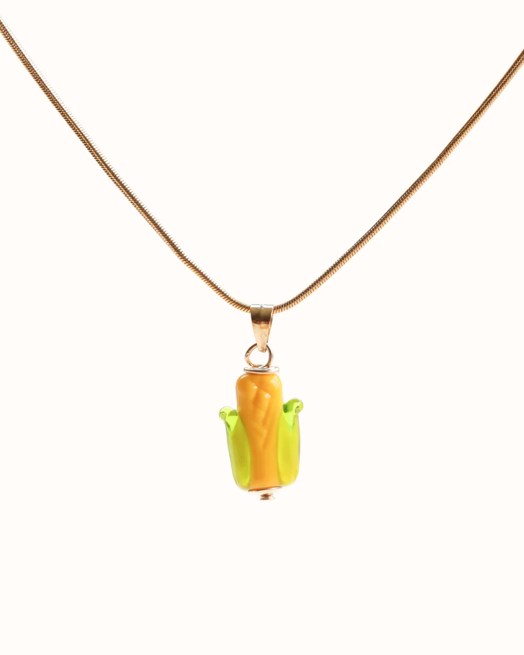 Corn Cob Charm Necklace - Image 3
