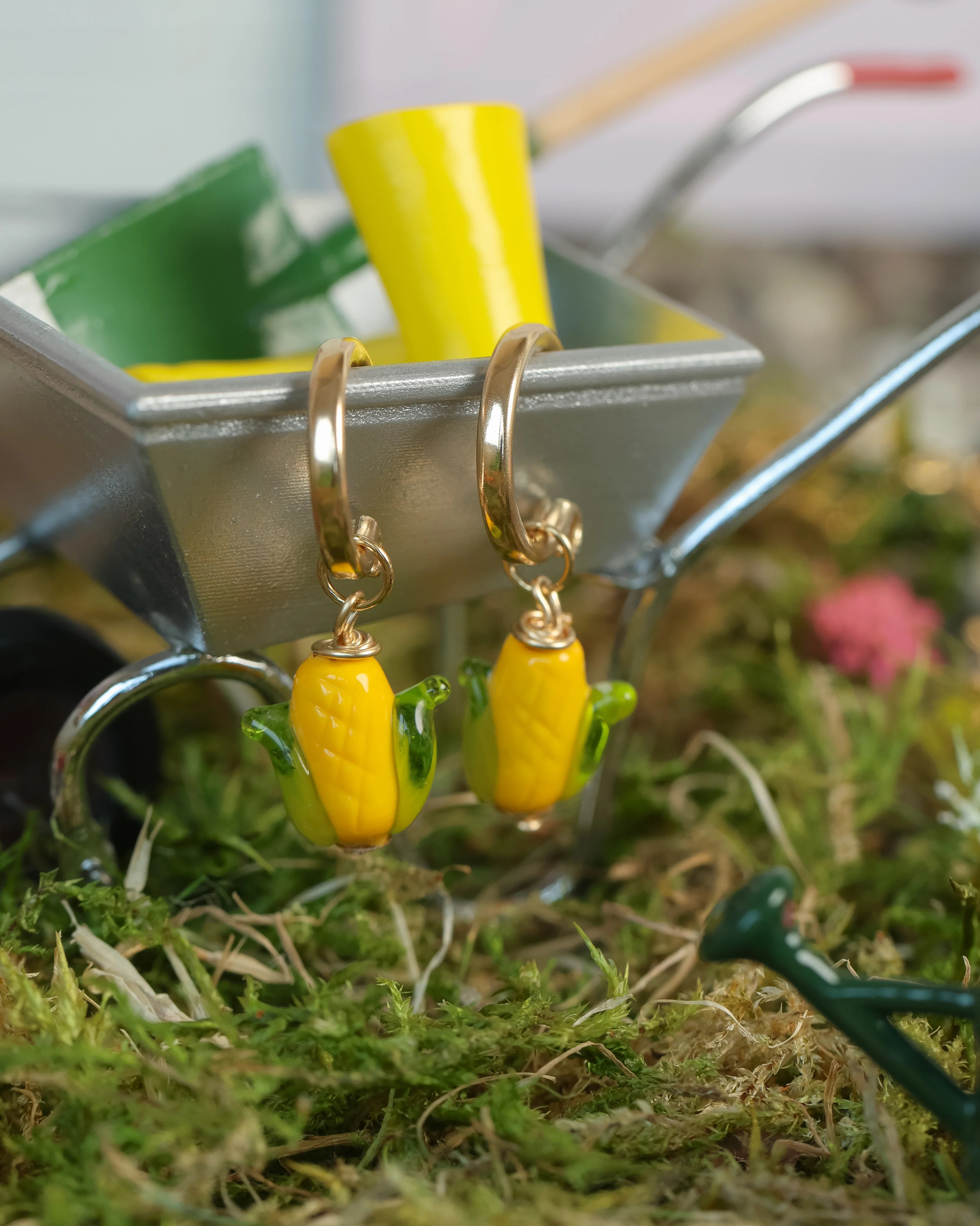 Corn Cob Earrings - Image 3