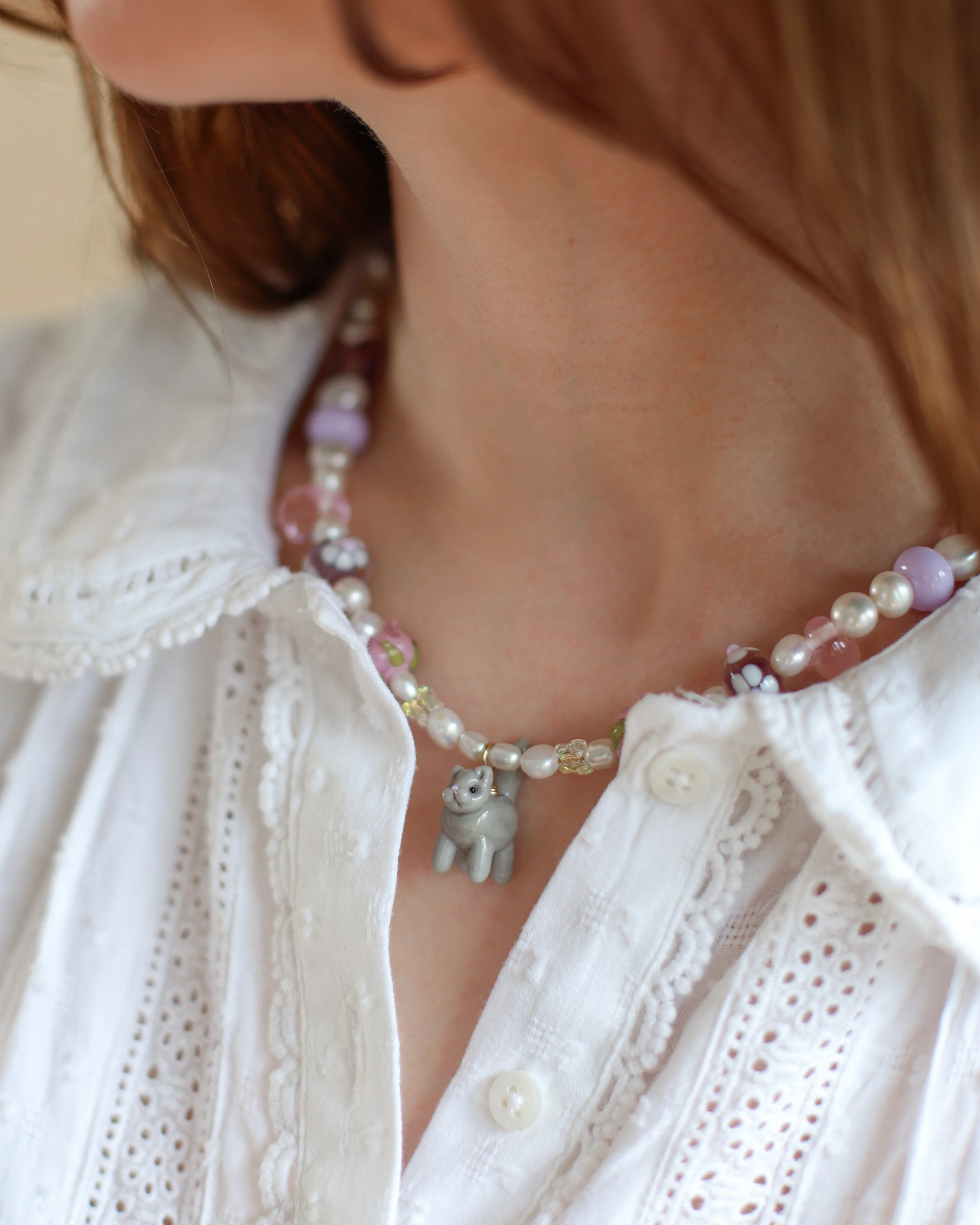 Cottage Kitten Necklace