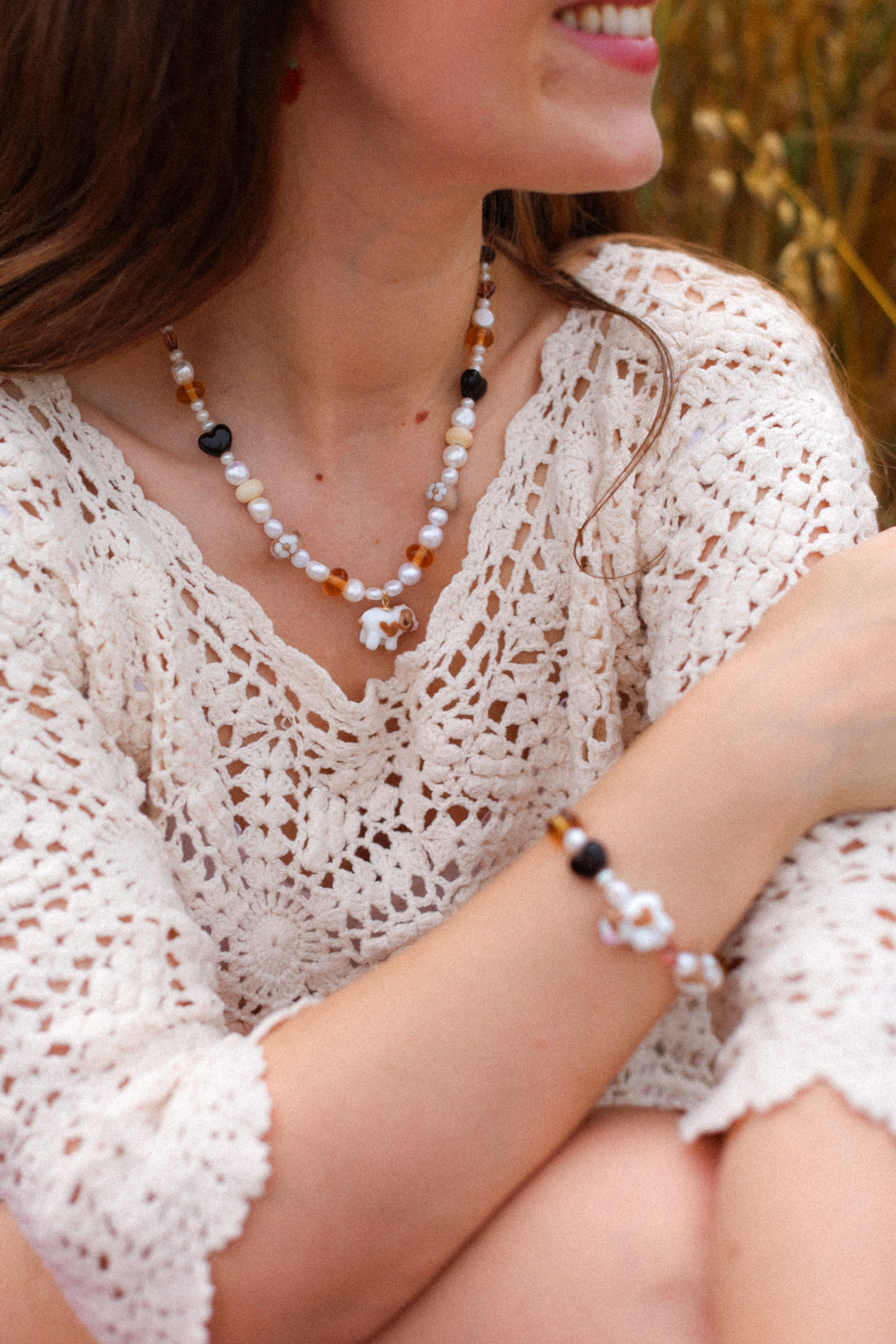 Daisy Cow Necklace - Image 2
