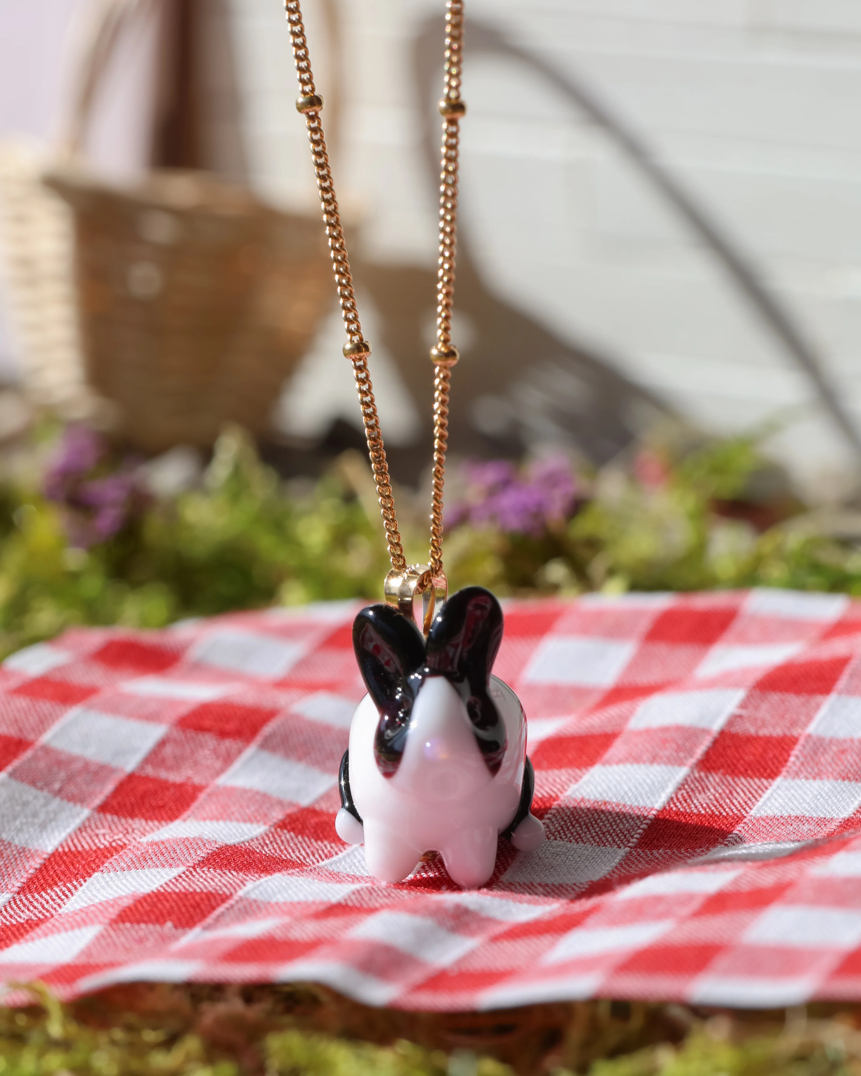Garden Bunny Charm Necklace - Image 5
