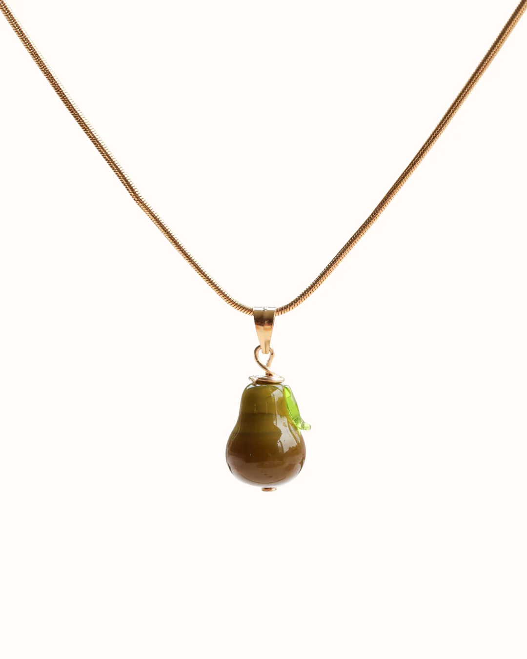Pear Charm Necklace - Image 4