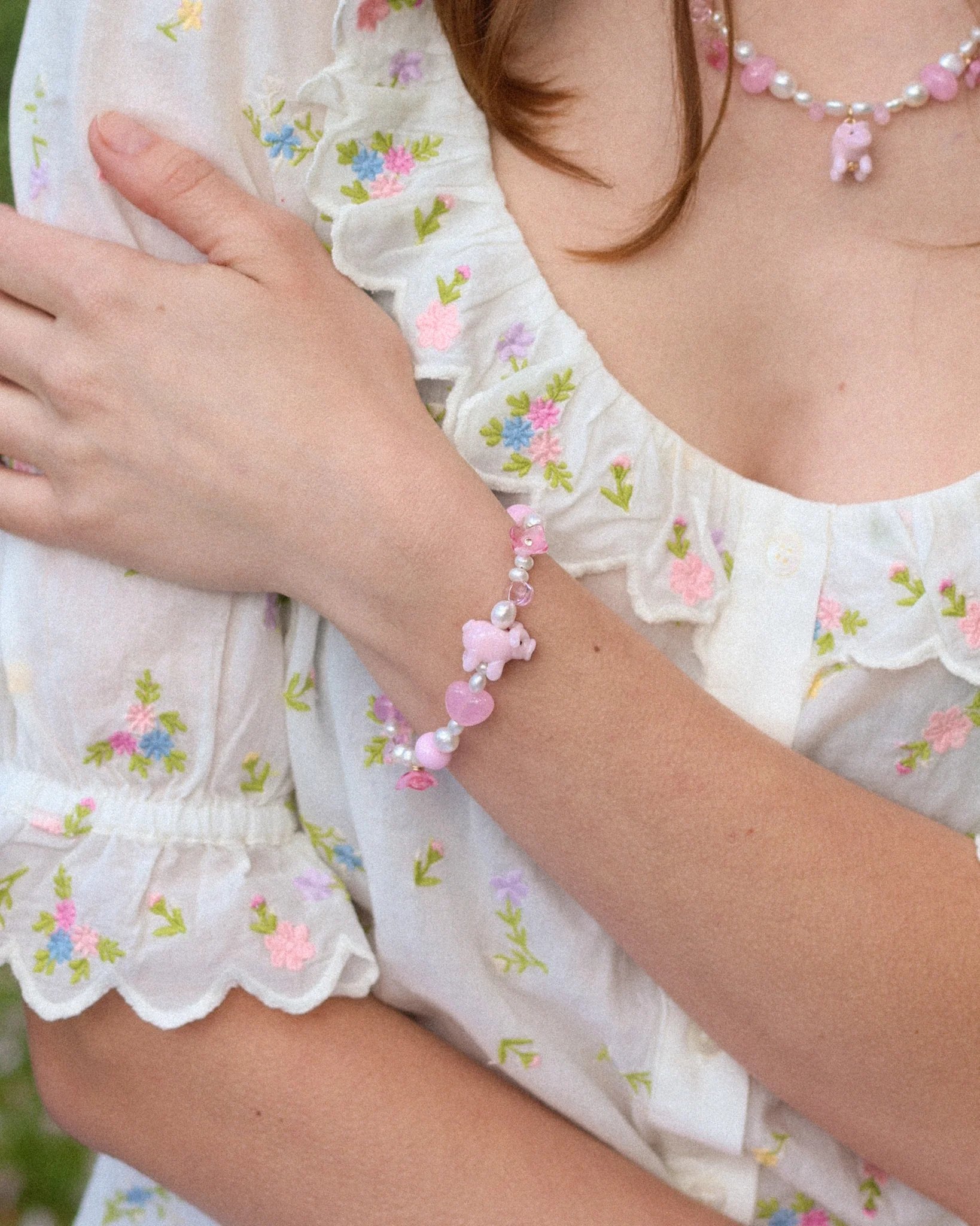 Piggies in the Petals Bracelet