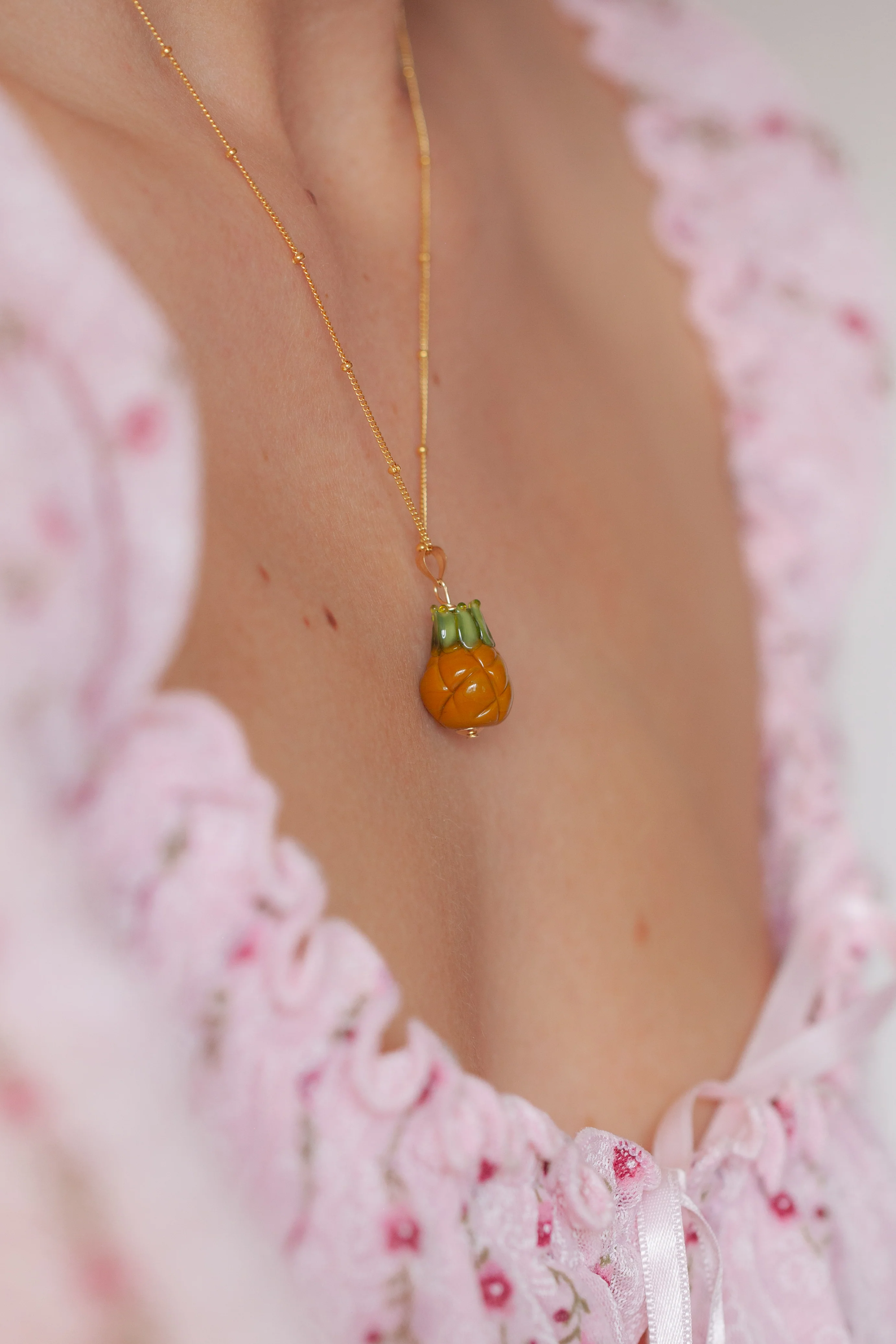 Pineapple Charm Necklace - Image 5