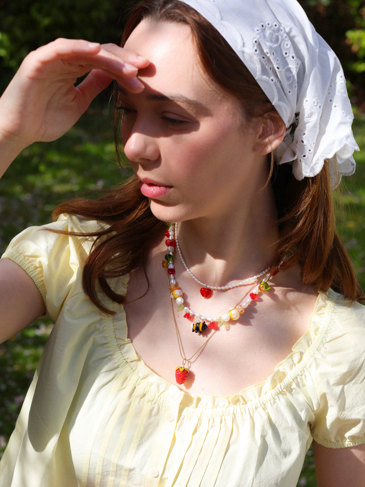 Prize Strawberry Charm Necklace - Image 3