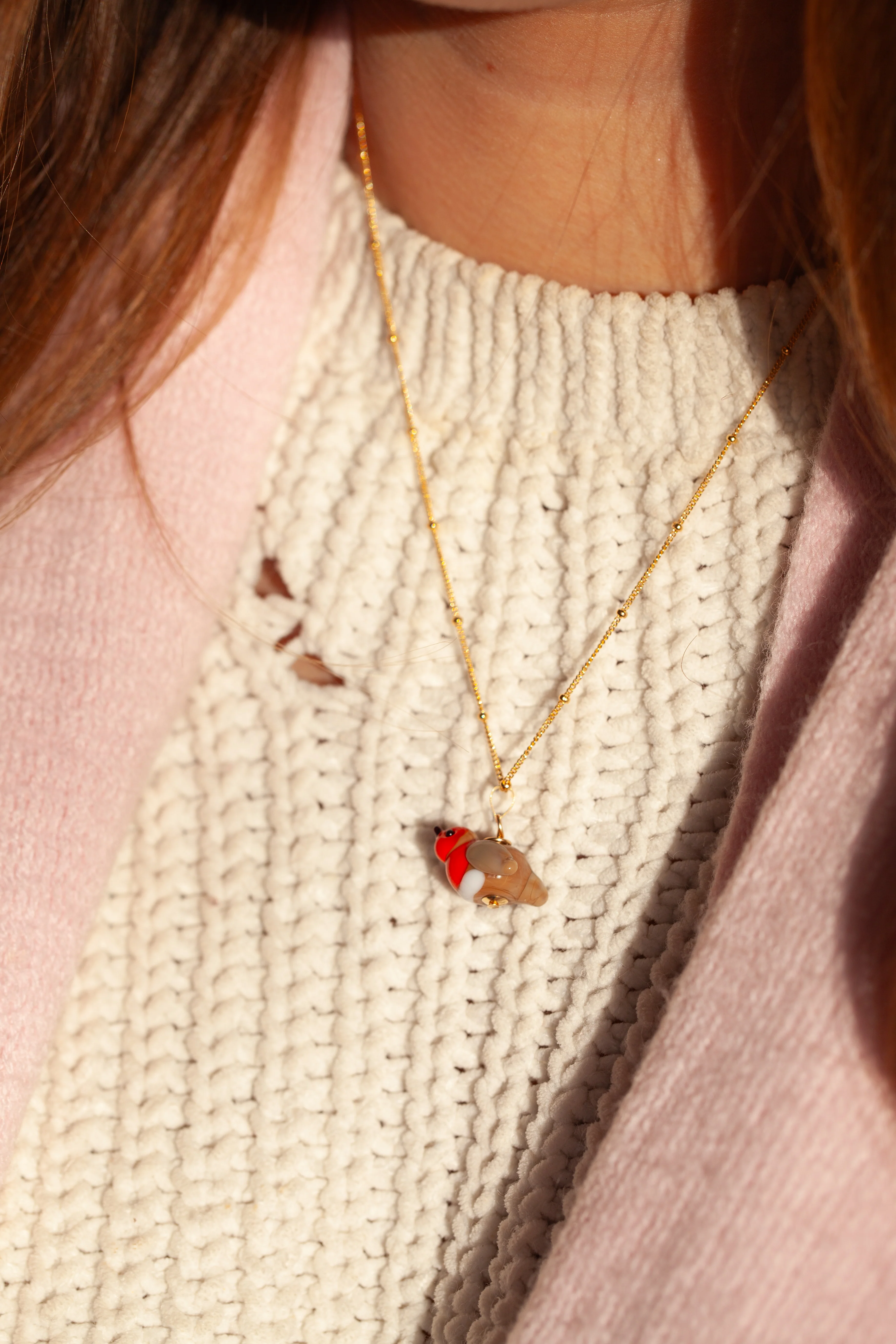 Robin Charm Necklace - Image 2