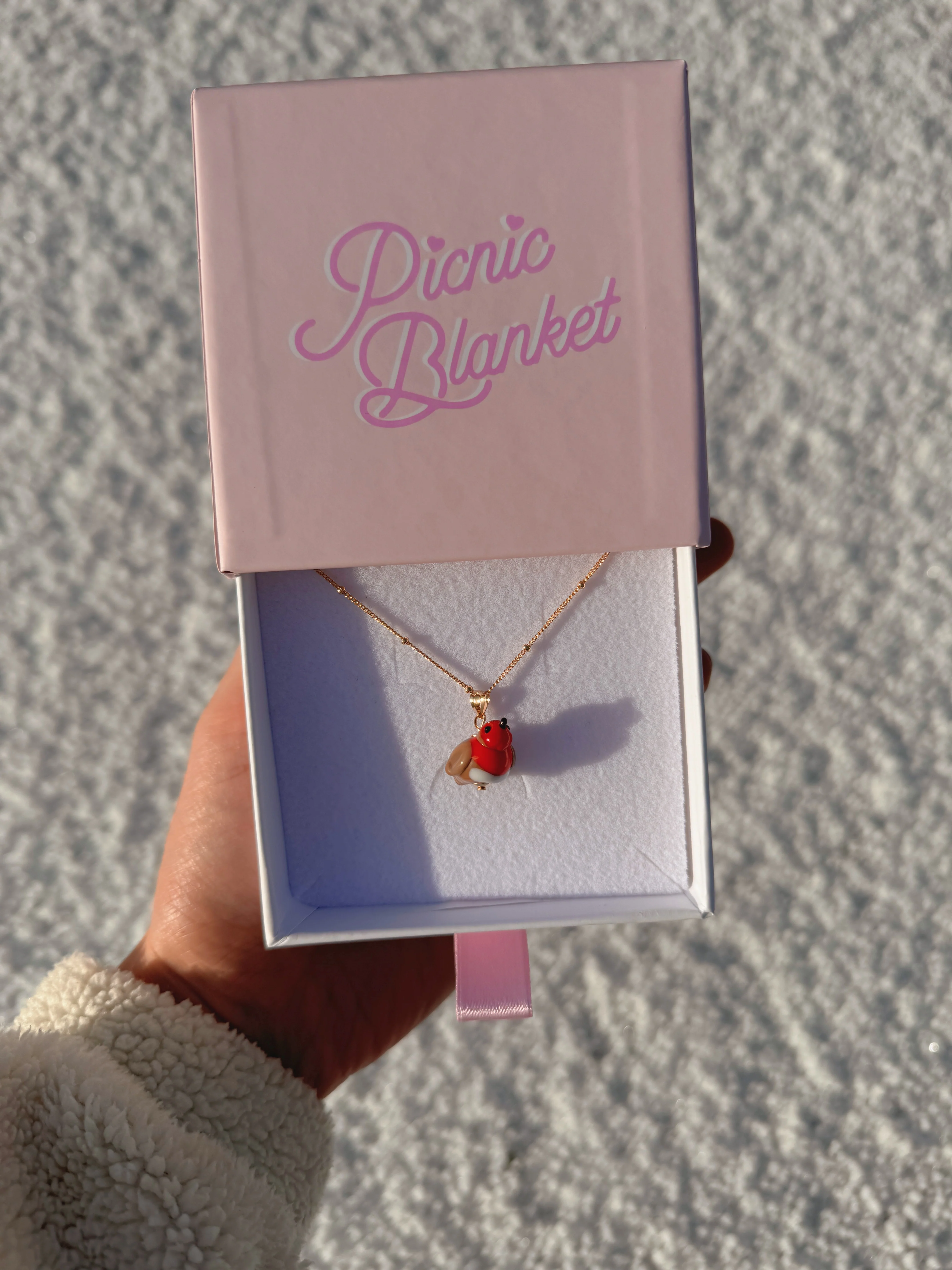 Robin Charm Necklace - Image 3