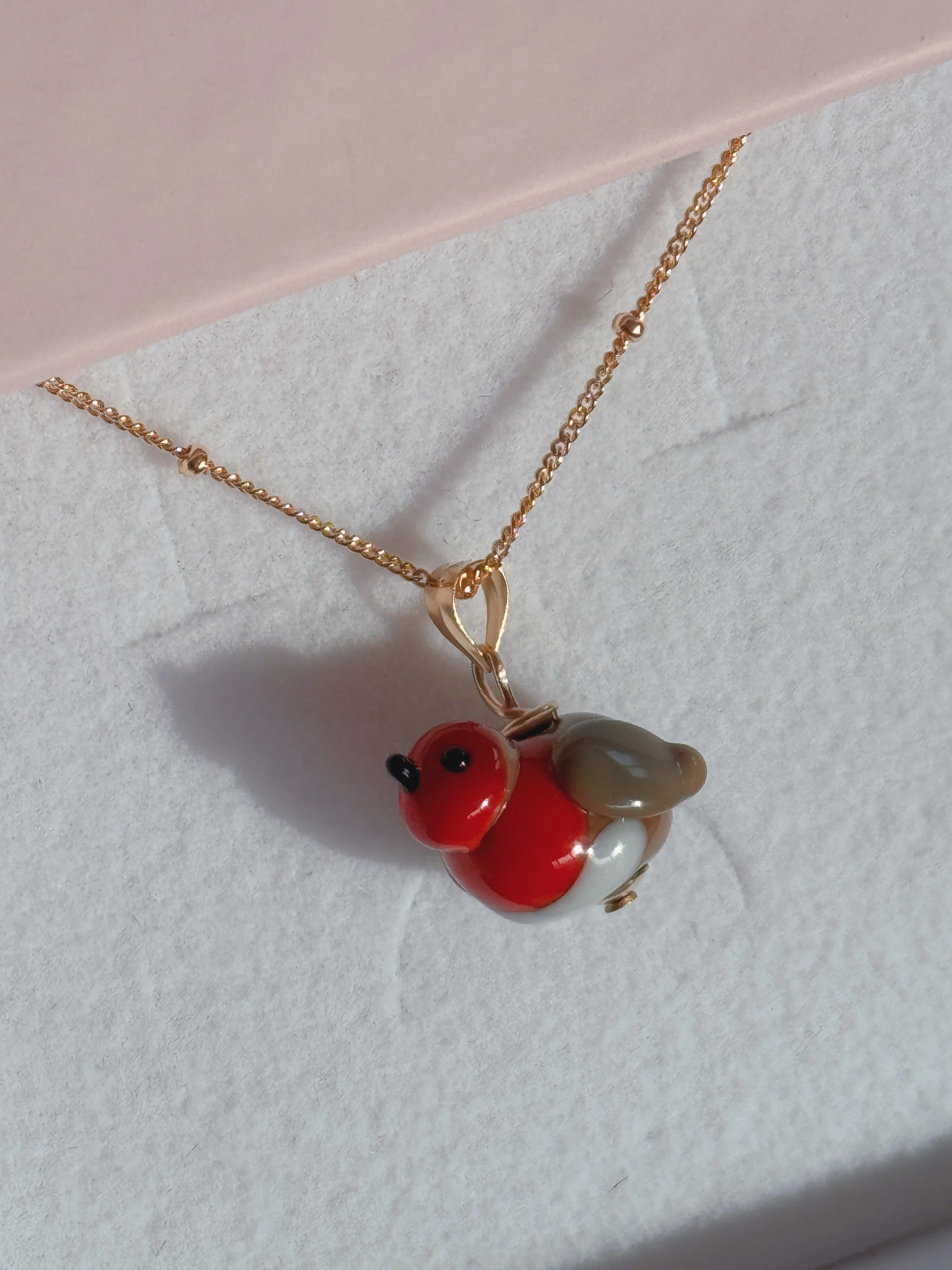 Robin Charm Necklace - Image 4