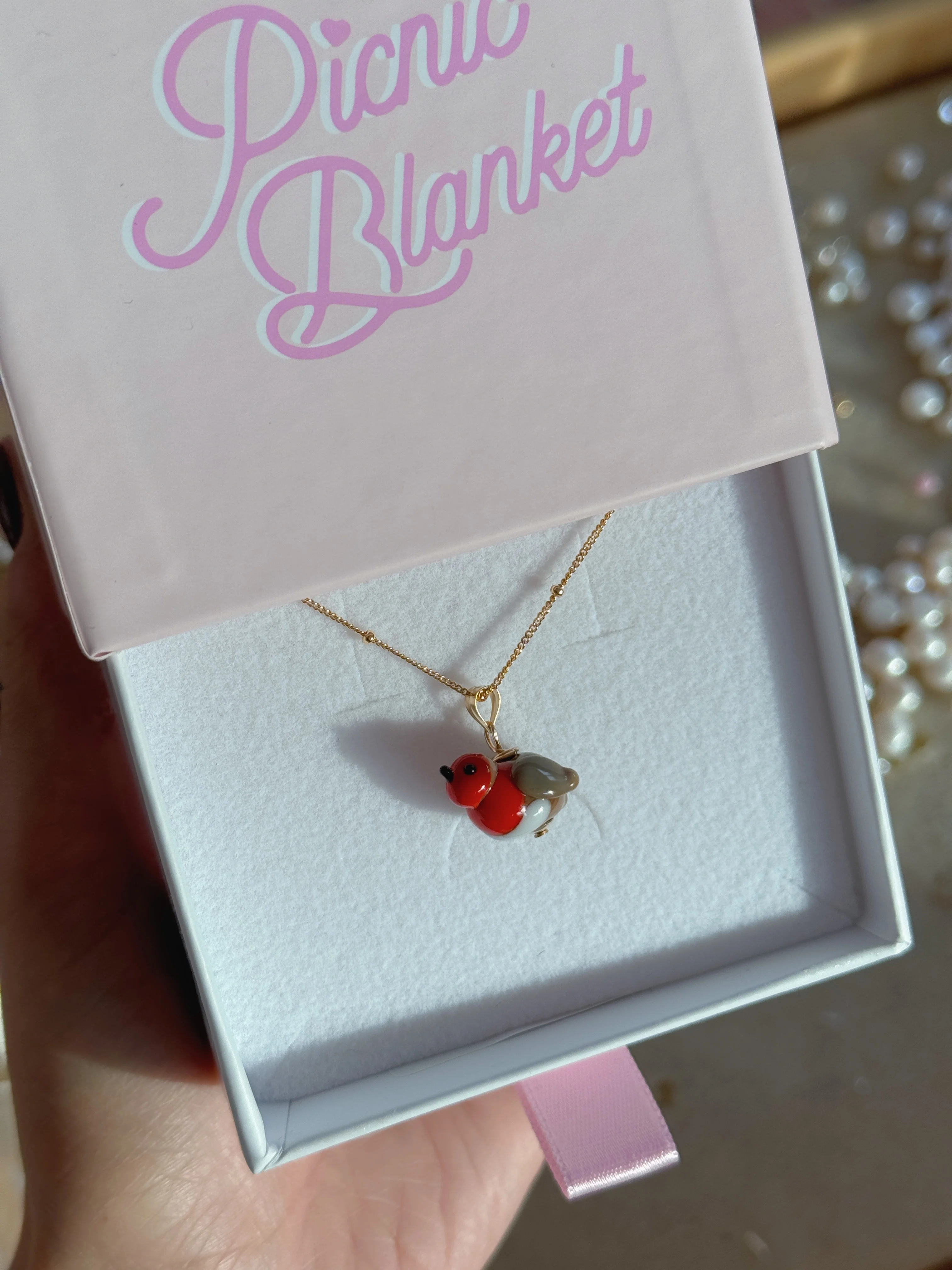 Robin Charm Necklace - Image 5