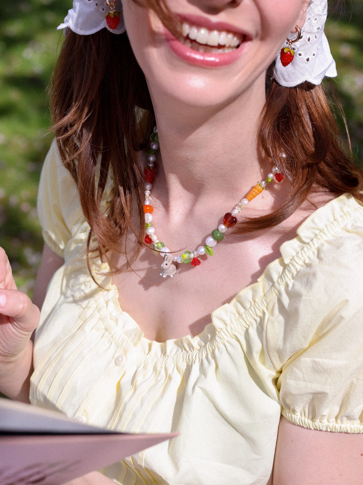 Run Bunny, Run! Necklace - Image 2