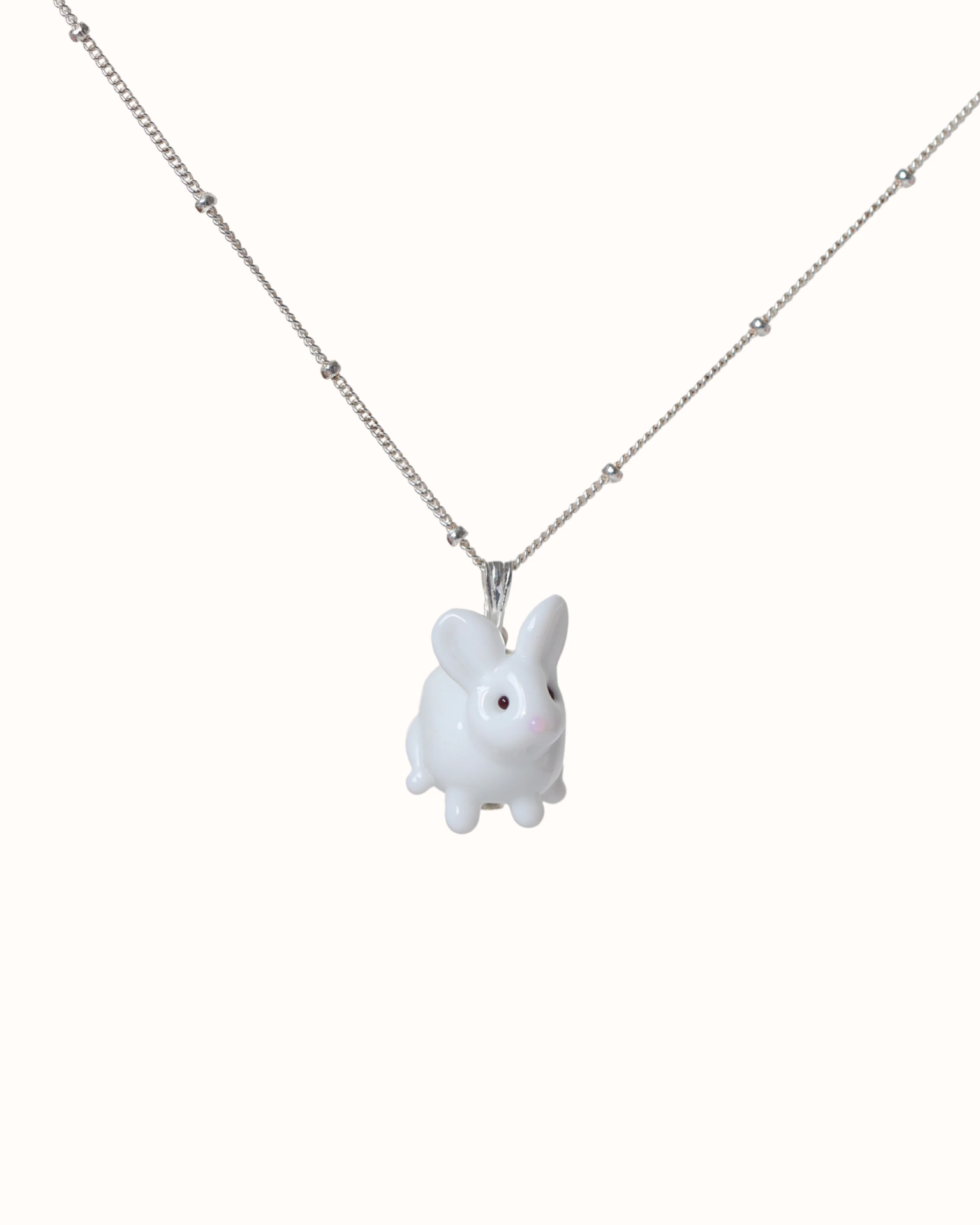 Snow Bunny Charm Necklace - Image 2