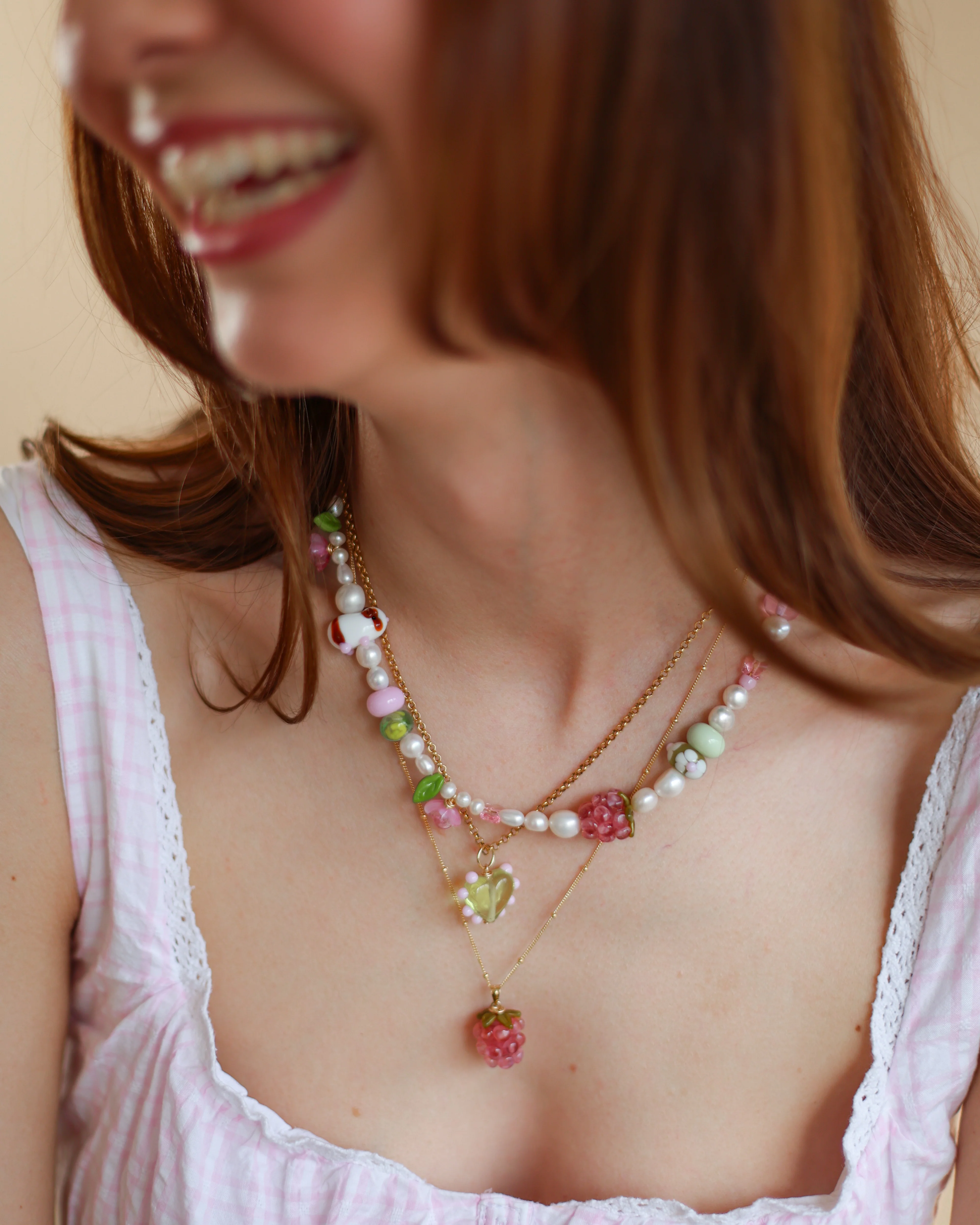 Spring Berry Charm Necklace - Image 5
