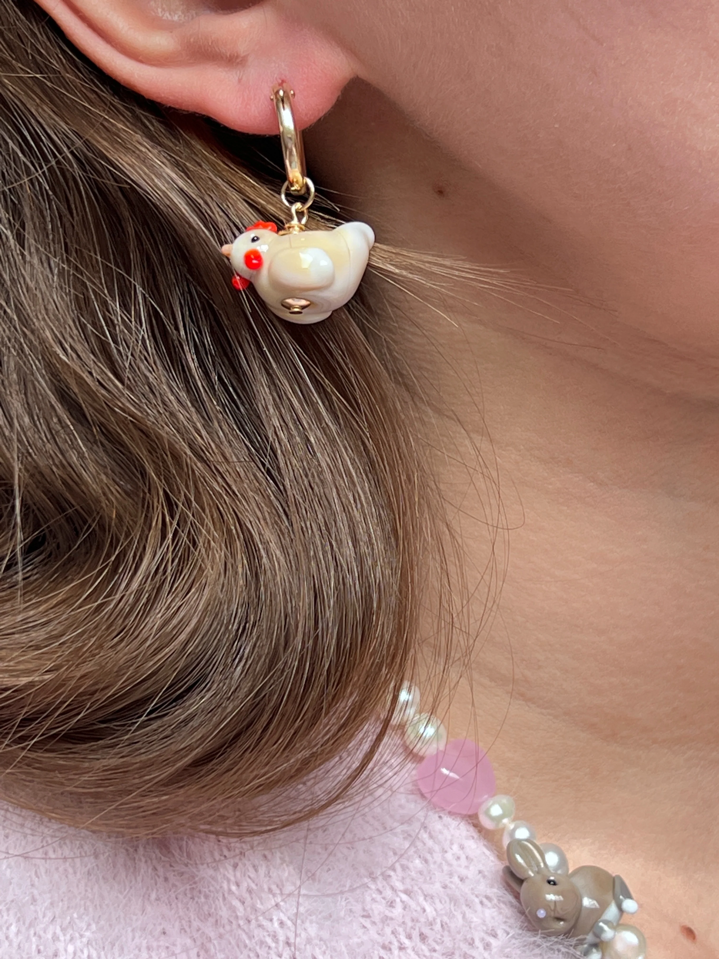Spring Chicken Earrings - Image 6