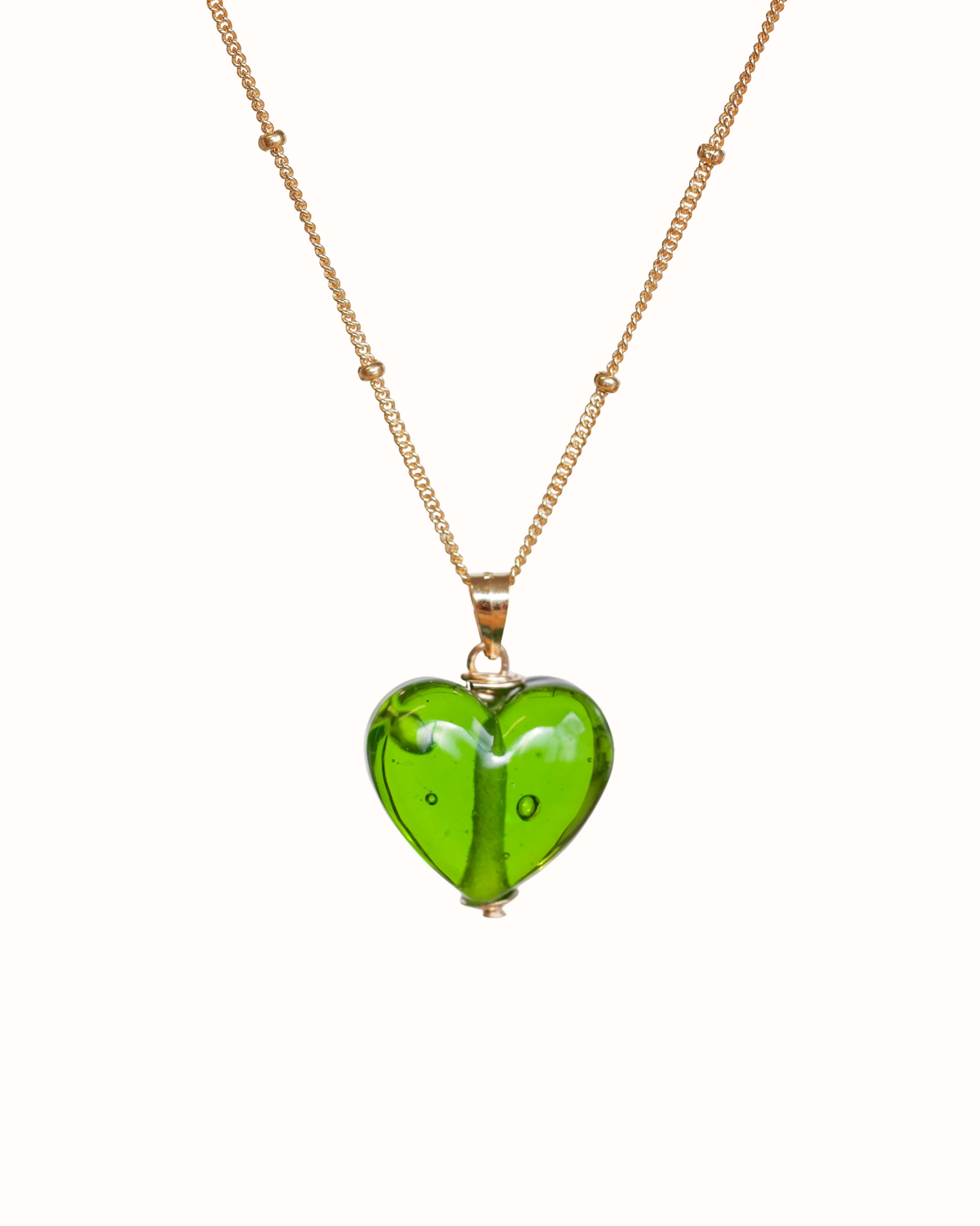 Spring Heart Charm Necklace - Image 8