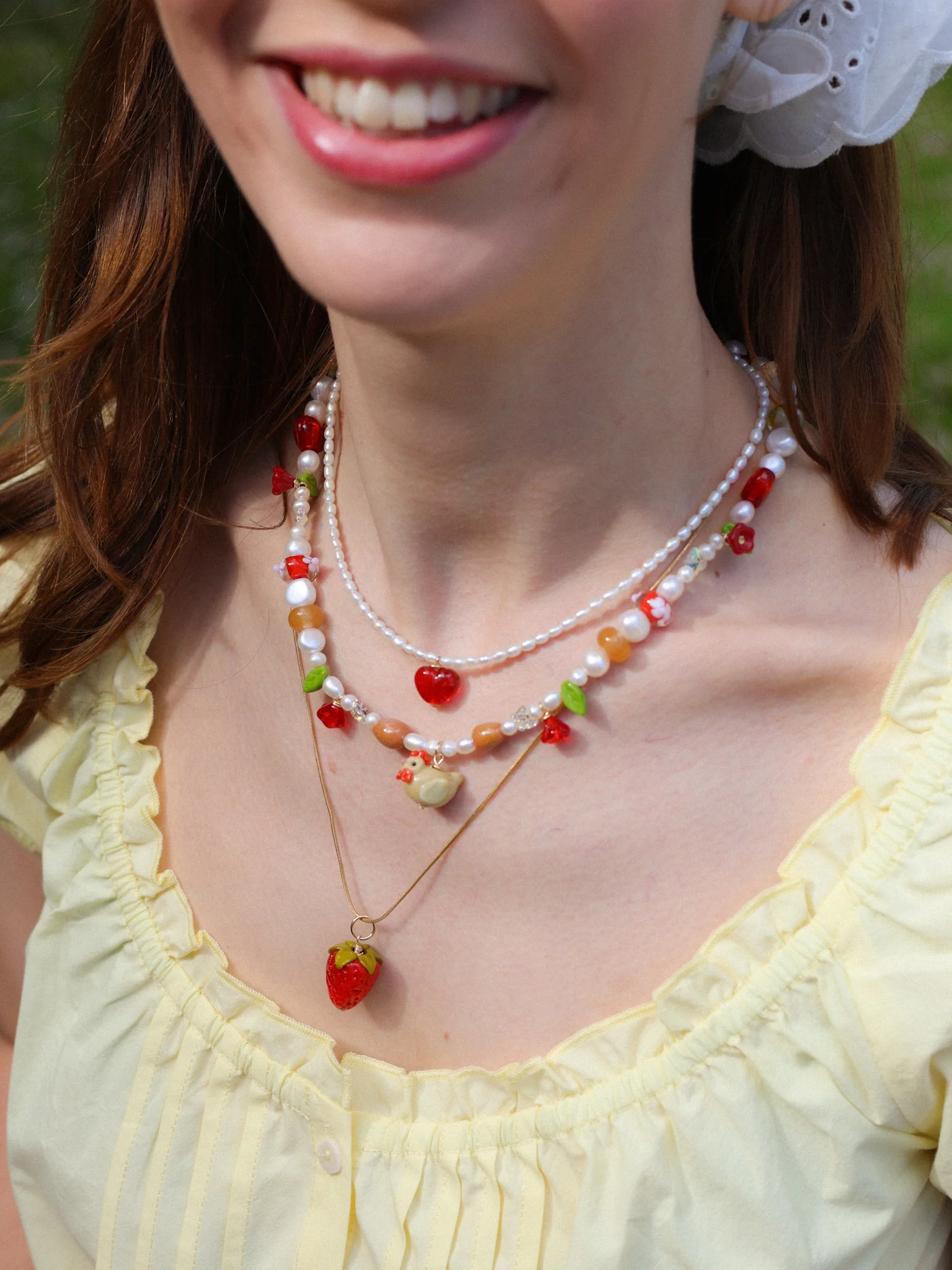 Sunset Chicken Necklace - Image 3