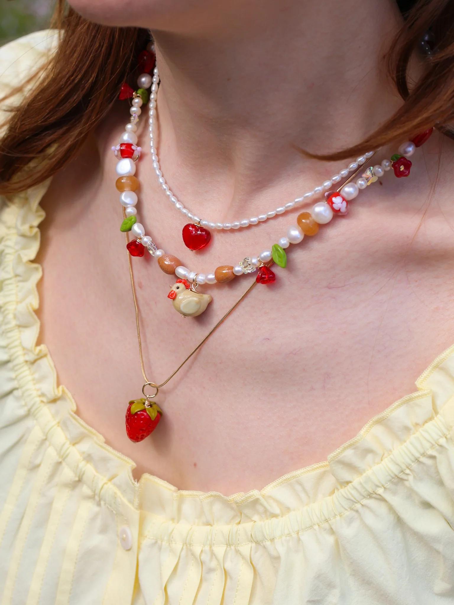 Sunset Chicken Necklace - Image 5